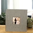 thumbnail image 1 of BAOPAI Large Self Adhesive Magnetic DIY Photo Album with 40 Blank Pages for 4x6 and 8x10 Pictures Creative Window Design, 1 of 5