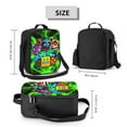 thumbnail image 2 of Geometry Dash Lunch Bags Insulated Lunch Box Container Adjustable Cooler Tote Bag Shoulder Bag, 2 of 8