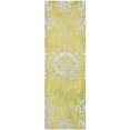 thumbnail image 1 of Safavieh Stone Wash 2'6" X 8' Hand Knotted Rug in Chartreuse, 1 of 8