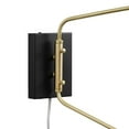 thumbnail image 4 of Modway Journey Mid-Century Modern 2-Light Swing Arm Wall Sconce, 4 of 4