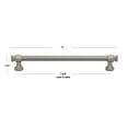 thumbnail image 4 of GlideRite 7-9/16 in. (192mm) Center-Center Smooth Cabinet Bar Pull, Graphite Gray - 4787-192-GPH, 10 Pack, 4 of 4