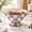 Violet Check-Small, variant on Enamel Colander Decorative Kitchen Strainer Small Purple-and-white Violet Check
