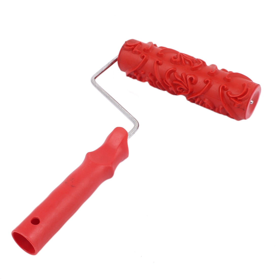 Ceiling Wall Decor Tool Flower Pattern Paint Roller Brush w Plastic