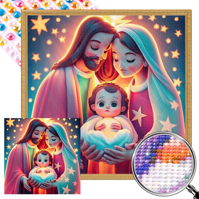 AB Parcial 5D DIY Del Nacimiento La Vida 35x35cm
