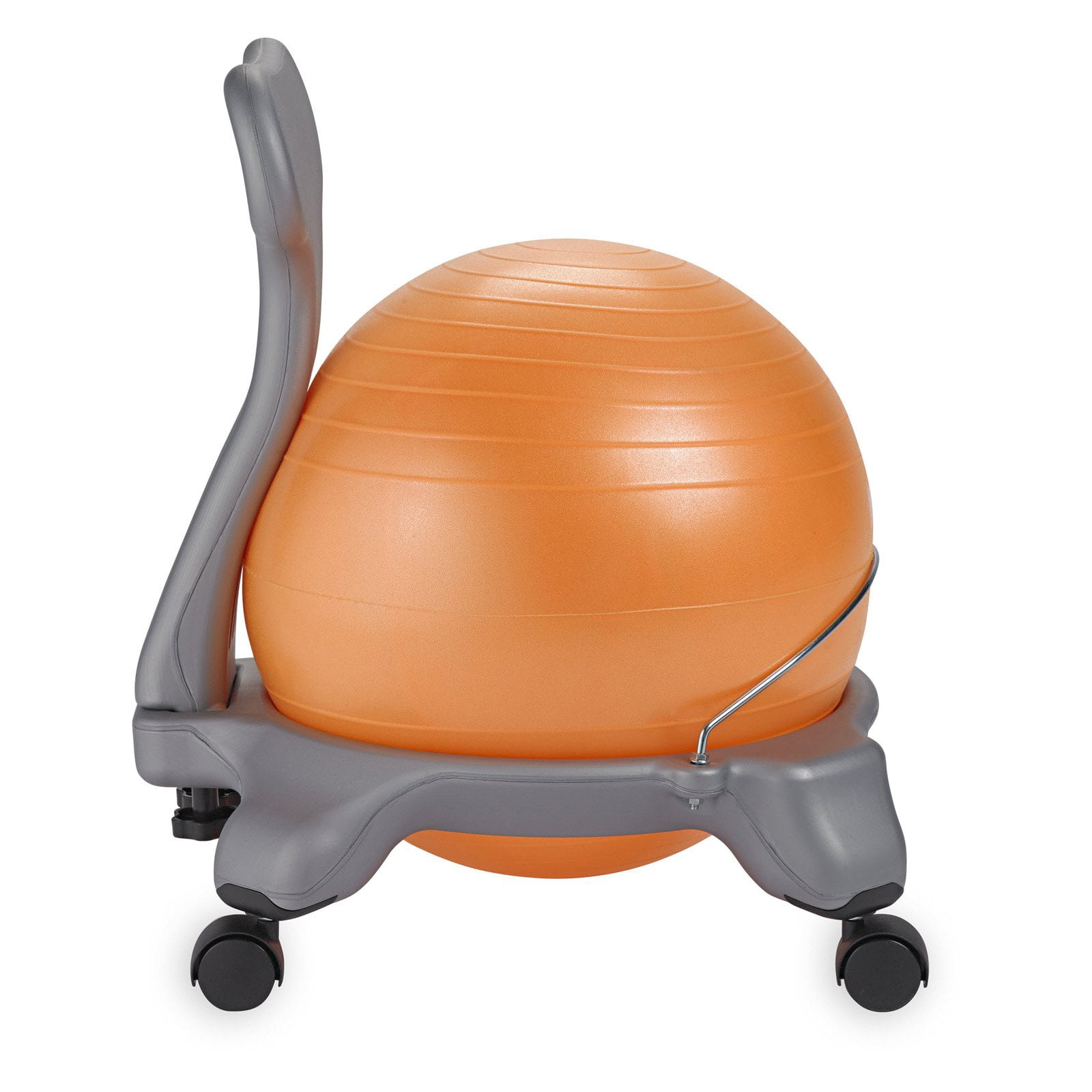 Gaiam Kids Balance Ball Chair, Purple/Pink