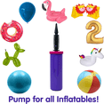 thumbnail image 3 of Chockeie Balloon Pump Hand Held, Inflator Air Pump for Balloons - 2Way Dual Action, 2Pack: Friends can Help - Easy to Use, 100% Lifetime Satisfaction Guarantee - Sturdy Ballon Inflator Pump, 3 of 6