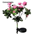 thumbnail image 2 of relayinert Lampes Solaires de Jardin Durables Étanches Lampe de Pelouse pour Fleurs Multiusage Lanternes Roses, 2 of 6