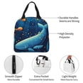 thumbnail image 5 of Lsque Whimsical Underwater Fantasy Pattern Lunch Bag Women/Men Insulated Lunch Box,Small Leakproof Cooler Food Lunch Containers Reusable High Capacity Lunch Tote Bags, 5 of 6