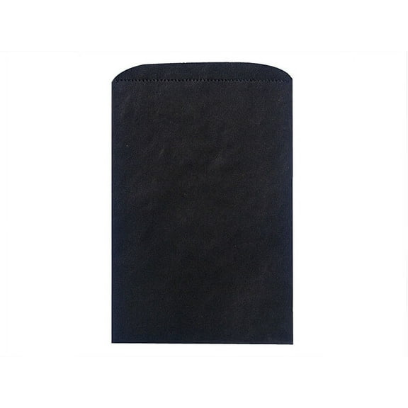 Pack of 1000, Solid Black Merchandise Bags 6.25 x 9.25" for Holiday, Party, Special Occasion