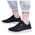 thumbnail image 3 of Men Hiking Sneakers Wide Toe Non S𝗅ip Mesh Breathable Shoes Comfortable Cushion Jogging Shoe Lightweight 𝖫a𝖼e Up Athlet𝗂c Shoes Summer Outdoor Walking Sport Shoes, 3 of 7