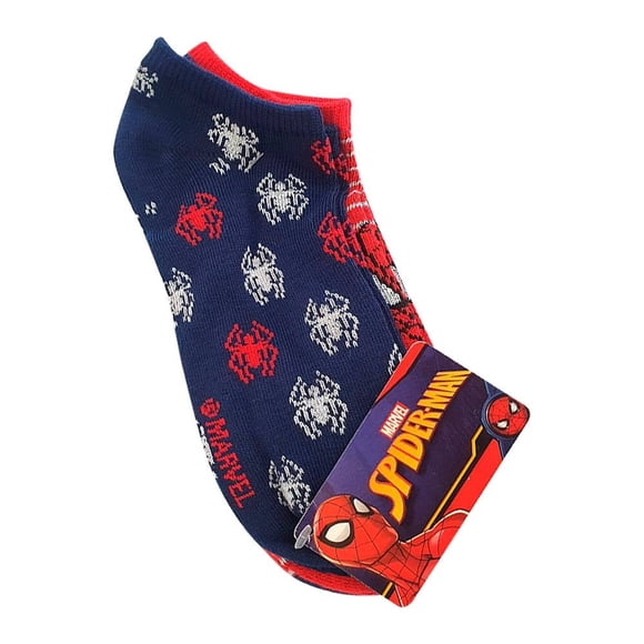 Tin Marvel para Niño, Spiderman Multicolor 6 Pares Talla de 4 a 6