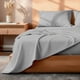 thumbnail image 1 of Juego de sábanas Dreamlab Premier 1800 Collection de Microfibra gris claro King Size, 1 of 9