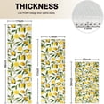 thumbnail image 4 of Yellow Lemon Fruit Flowers White Pattern Kitchen Rugs Sets Of 3,Kitchen Runner Rugs Non Skid Washable,Decorative Kitchen Floor Mats for Kitchen,Sink,Laundry,17"x30"+ 17"x47" + 17"x59", 4 of 6