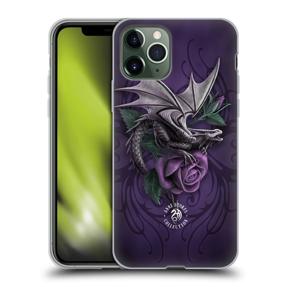 Head Case Designs Officially Licensed Anne Stokes Dragons 3 Beauty 2 Soft Gel Case Compatible with Apple iPhone 11 Pro