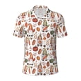 thumbnail image 2 of Daiia Gnomes And Autumn Leaves Pattern Men’s Polo Shirts,Solid Deck Shirt,Classic Fit, Breathable Cotton Polo for Casual and Sport Wear-Large, 2 of 7