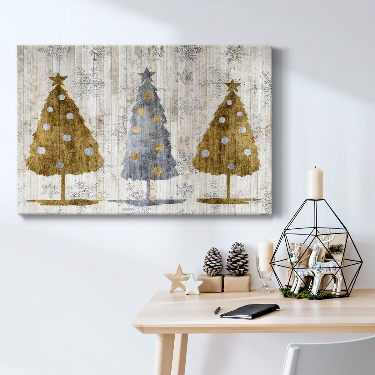 Sophisticated Christmas Collection A- Gallery Wrapped Canvas