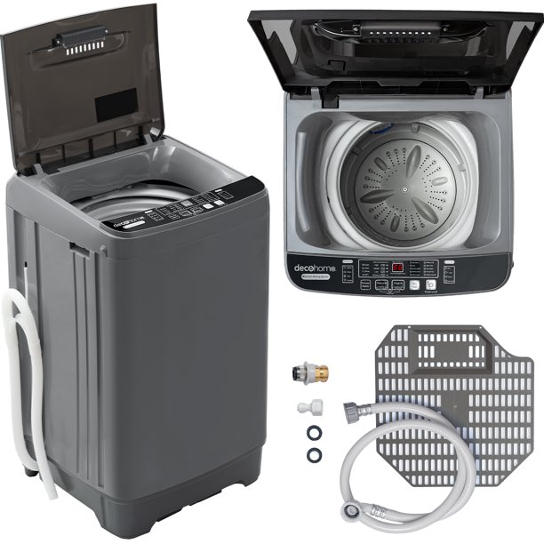 Deco Home Fully Automatic Portable Washing Machine, 1.8 cu. ft., 16lb
