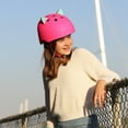 thumbnail image 2 of Krash Bright Meow Pink/Teal Helmet, Youth 8+ (54-58cm), 2 of 6