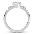 thumbnail image 3 of Ammo Jewel 2.3 Ct Cushion Cut Diamond Engagement Ring - 14K White Gold Plated Cluster Design - Lab Created Diamond Ring - Excellent for Wedding and Special Occasions - A Cherished Keepsake for Her, 3 of 3