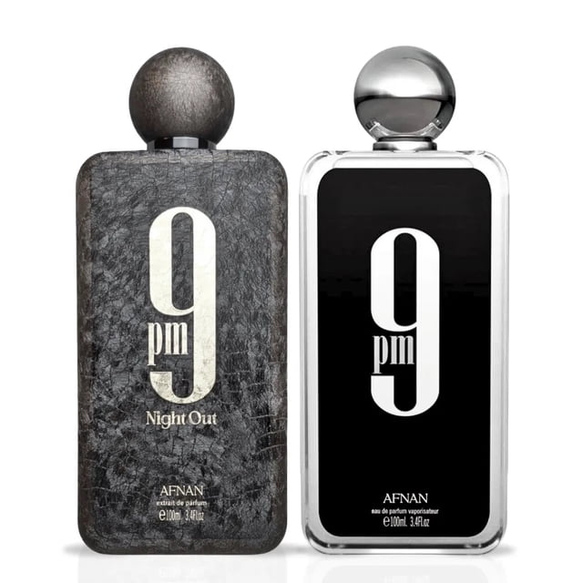 Perfume Afnan 9PM Eau de Parfum 100 ml y Extrait Night Out 9PM 100 ml