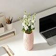 thumbnail image 2 of BINGLI Unbreakable Vase for Flowers Ceramic Look Plastic Vases Decorative Floral Vase for Wedding Centerpieces Living Room Dining Table Bathroom Home Decor, 2 of 7