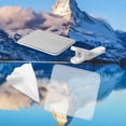 thumbnail image 3 of Conjunto con rizador de reflejo de espejo para cámara de teléfono, accesorio de lente portátil, Reflector de Selfie para teléfono, regalo para amantes Blanco Baoblaze Clip de reflejo de espejo, 3 of 6