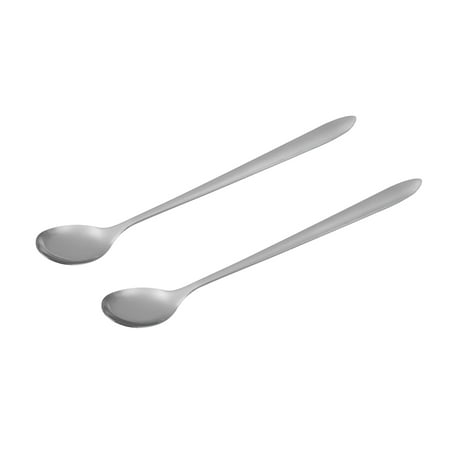 

Stainless Long Handle Spoon Coffee Tea Milk Stirring Mixing Spoon Ice Cream Dessert Scoop Household Kitchen Accessories