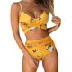 thumbnail image 1 of Trajes de baño de 2 piezas con estampado floral de cordón de cintura alta para mujer Ormromra HMHZ845-48, 1 of 8