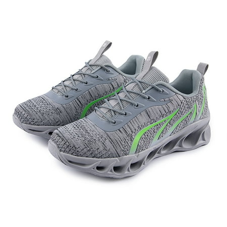 

On Cloud Mens Shoes Slip Resistant Shoes for Men Walking Running Shoes Sneakers for Men Comfort Breathable Jogging Tennis Shoes - Gray 12