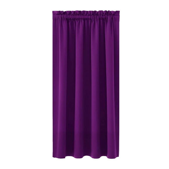 Purple Blackout Curtains Thermal Insulated Energy Saving Window Treatments For Bedroom Kitchen Living Room Noise Reducing Darkening Curtain Panel Size 38 X 45 Inches Weight 0.661 Lb