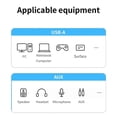thumbnail image 4 of 7.1 Channel Sound Card USB to Microphone Speaker Audio Interface, 4 of 5