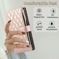 thumbnail image 4 of Allytechgroup Galaxy S25 Ultra Wallet Case with Cards Holder Zipper Pocket, RFID Blocking Hand Wrist Shoulder Strap Stylish Girls Women Phone Case for Samsung Galaxy S25 Ultra, Rosegold, 4 of 9