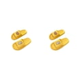 thumbnail image 2 of Qarigey Pantuflas de fondo y grueso, cómodas y elegantes, para interior y exterior, plataforma transpirable, zapatilla con punta abierta para Type6 NO6, 2 of 6