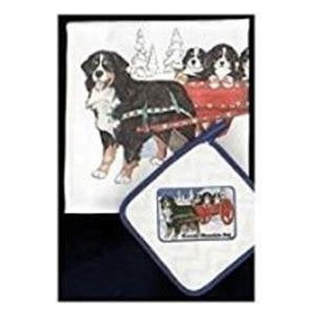 

Pipsqueak Productions DP965A Bernese Mountain Dog Dish Towel And Potholder