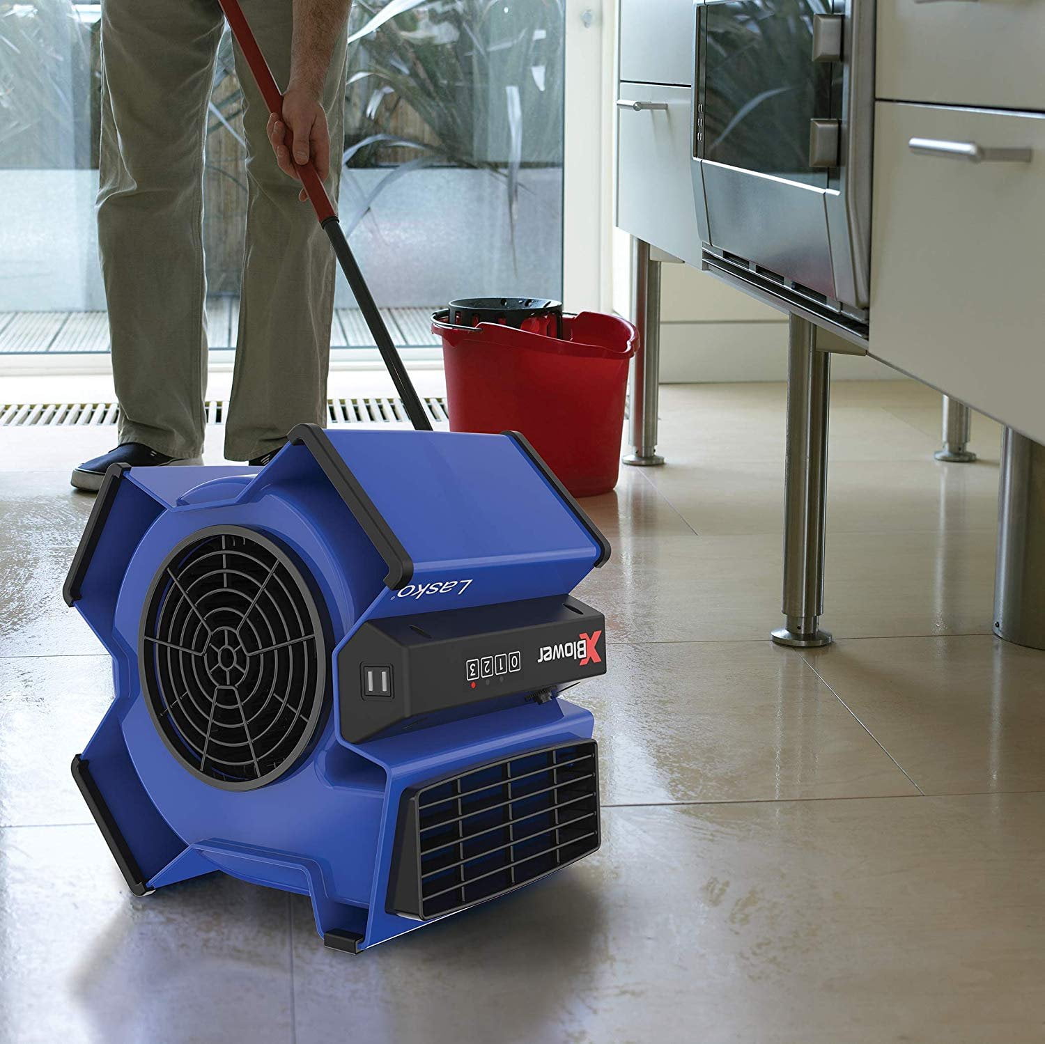 Lasko X12905 High Velocity X-Blower Utility Fan for Cooling, Ventilating,  Exhausting and Drying at Home, Job Site and Work Shop, 12905 - Walmart.com