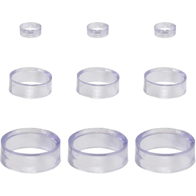 Universal 9pcs Acrylic Clear Display Stand Mini Stand Football Stand Display Stand for Crystal Ball Quartz Glass Stone