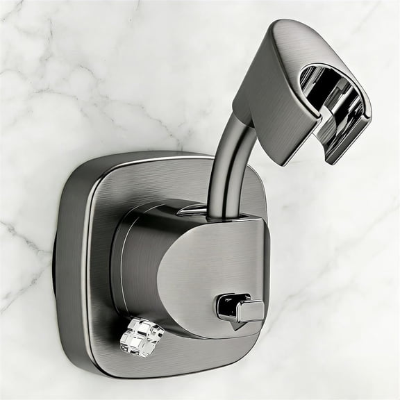 MOJEA 360° Swivel Shower Head Holder with Strong Suction Cup, Adjustable No Drill
