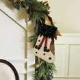 thumbnail image 4 of Christmas Stocking, Witch Legs Christmas Stocking with Sequins, Christmas＆Halloween Holiday Party Decorations, 4 of 5