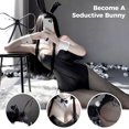 thumbnail image 3 of Conjunto de disfraz de cosplay Senpai de conejita para mujer, conjunto de medias de malla y pantimedias de una pieza con animación de conejita, 3 of 7