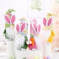 thumbnail image 7 of Herrnalise Easter Bunny Gnome Ornaments,Colorful Plush Bunny Gnomes,Handmade Plush Faceless Bunny Gnome Doll with Rabbit Ears Ornament for Spring Home Decor Easter Decorations Outdoor Hanging, 7 of 7