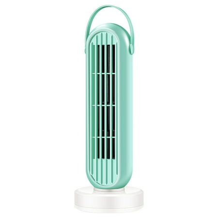 

Qocolhg Cooling Tower Fan for Bedroom Noise ≤ 35dB Velocity Quiet Floor Fan Oscillating Fans for Indoors USB Charging Standing Fans Bladeless Fan Green