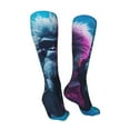 thumbnail image 3 of Xecao Hip-Hop Glasses Gorilla Print Calf Socks Seamless Toe, Knee High Long Socks, Sports Socks Trouser Socks for Women and Men-One Size, 3 of 8