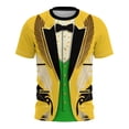 thumbnail image 1 of Xuyuer Women's Carnival Printed Round Neck Solid Color Short Sleeve Casual Loose T-Shirt, 1 of 8