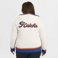 thumbnail image 5 of Women's WEAR by Erin Andrews Cream New York Knicks Plus Size Hoodie Sweater, 5 of 5