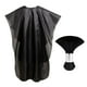 thumbnail image 4 of Capa de peluquería con escote ajustable para peluquería, capa para teñir el cabello Negro, 4 of 9