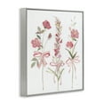 thumbnail image 3 of Stupell Industries Pastel Pink Floral Sprigs Floral Painting Gray Framed Art Print Wall Art, 16 x 20, 3 of 8