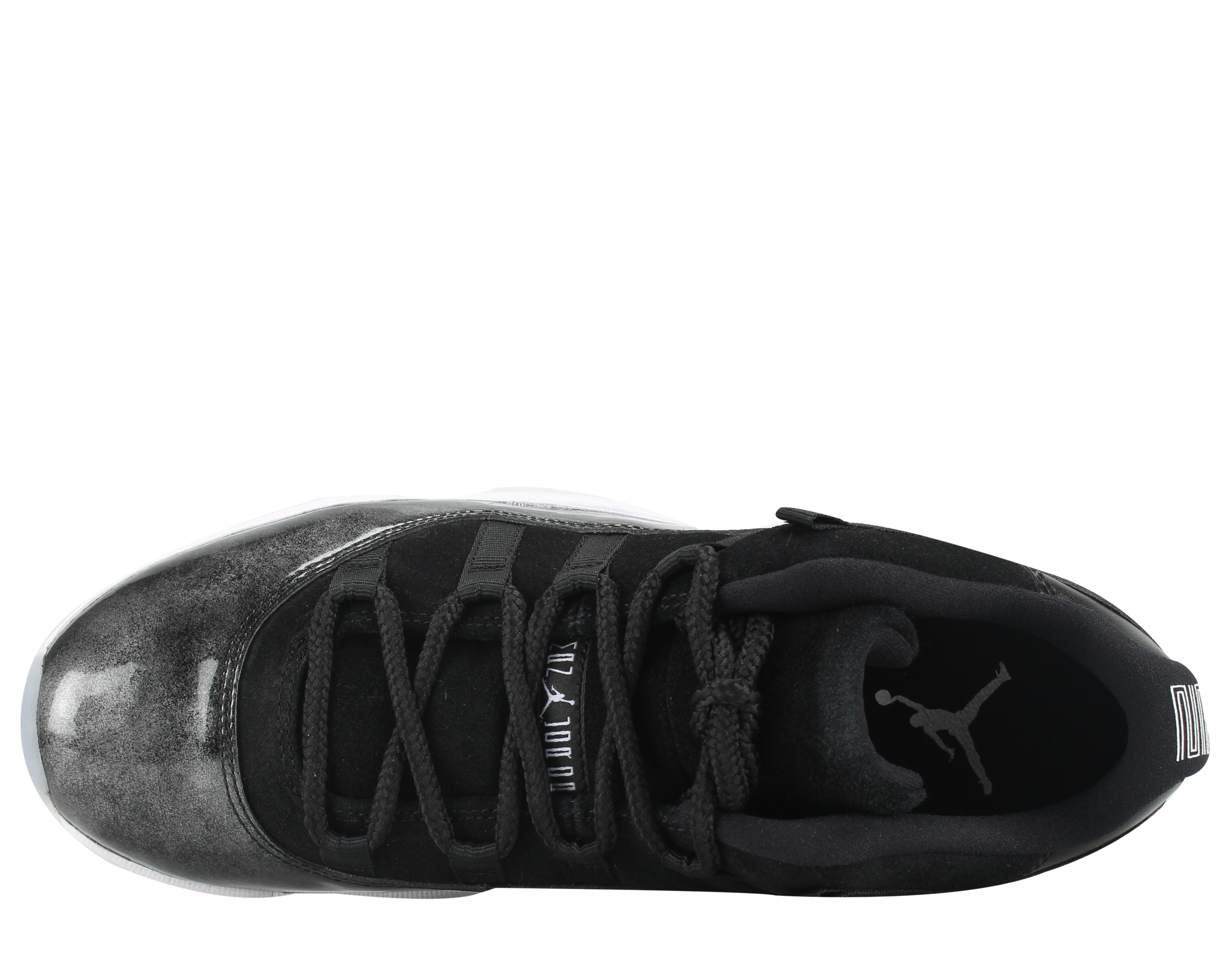 Nike Mens Air Jordan 11 Retro Low "Barons" Black/White-Silver 528895-010 - image 4 of 6