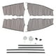 thumbnail image 2 of Parasol Para Ventana Lateral De Coche, Cortina De Privacidad Deslizable, Fácil Instalación, Protección UV, 4 Piezas Para El Modelo Y 2021 A 2023, 2 of 7