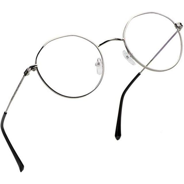 LifeArt Blue Light Blocking Computer Reading Glasses with Transparent Lens for Women/Men