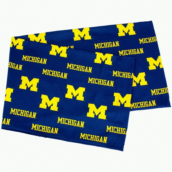 Oreiller de Corps Confort Michigan - 20 Pouces x 60 Pouces - Oreiller de Soutien Wolverines pour un Meilleur Sommeil - Design Logo de l'Équipe NCAA - Long Oreiller de Corps pour un Confort Ultime